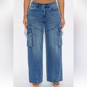 Fashion Nova Petite Devil In Disguise Cargo Straight Leg
Jeans